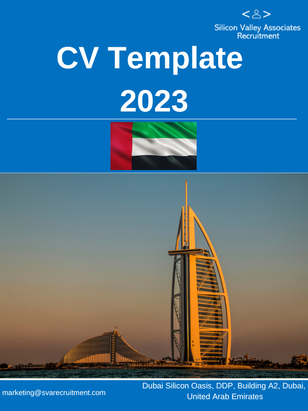 CV Template 2023 Dubai