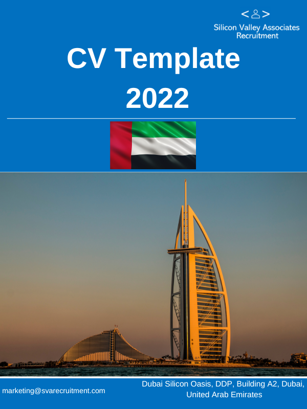 CV Template 2022 Dubai